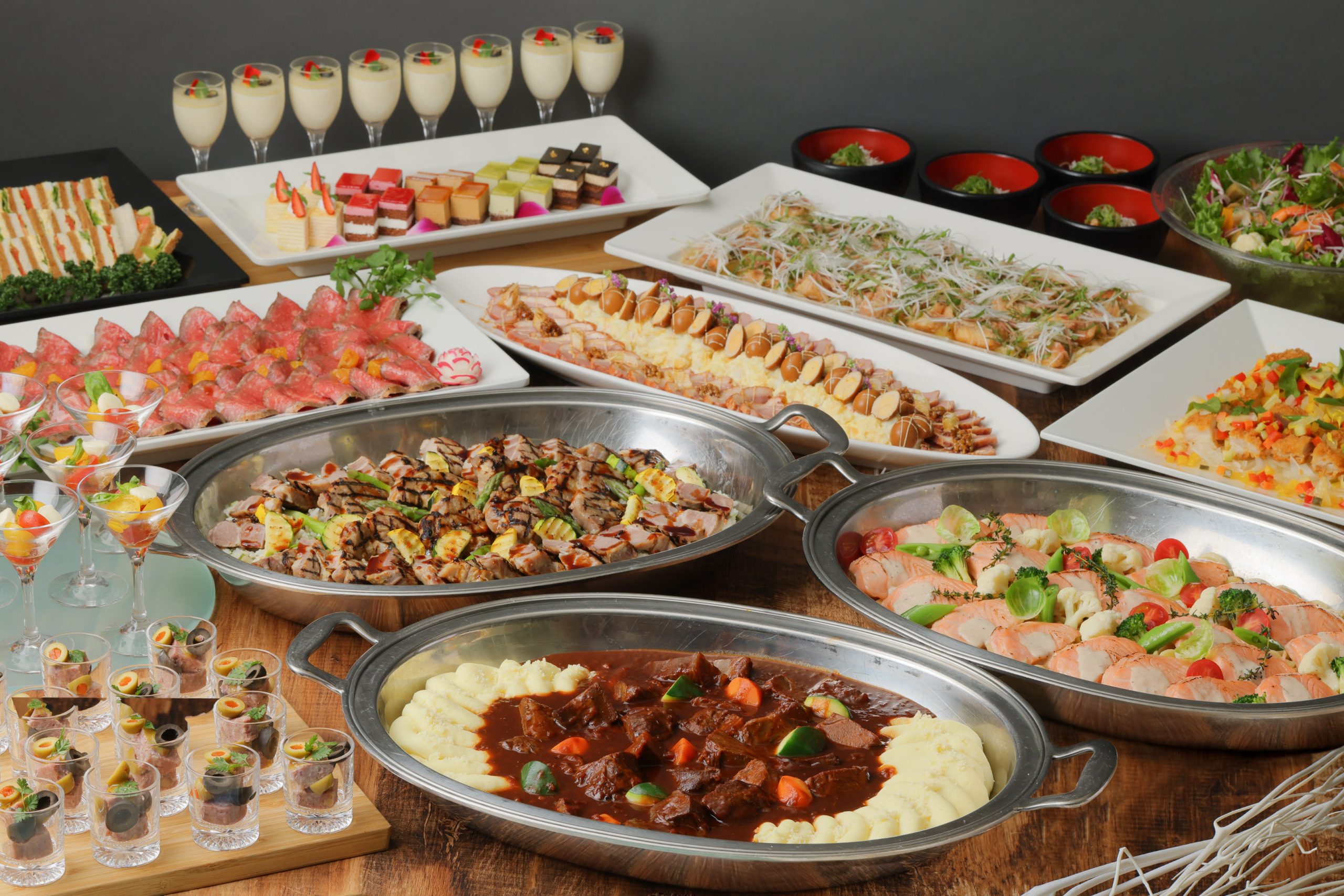 チェーフィングディッシュセット 2/4/5/6パック フルサイズ ステンレス