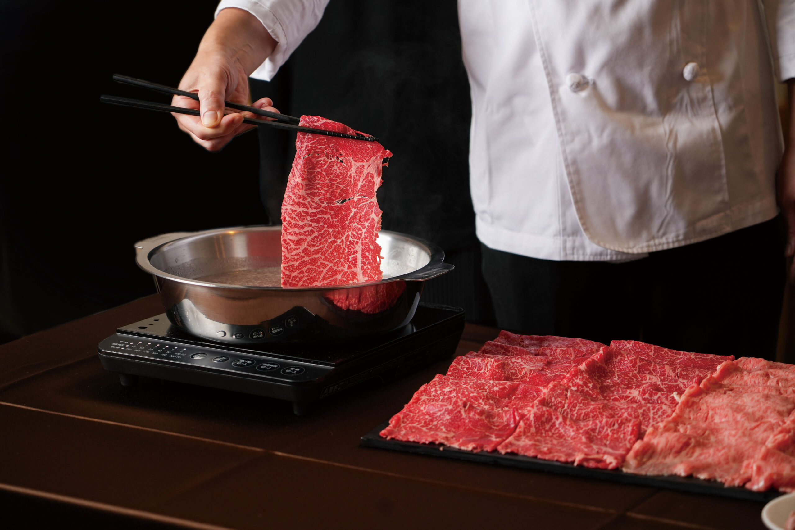 黒毛和牛サーロインのしゃぶしゃぶ