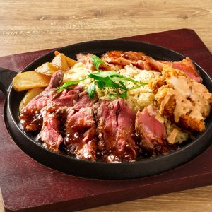 本日イチオシのランチメニュー 肉料理盛り合わせ ビストロプレート