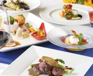 7月25日天神花火限定 フィレ肉 ﾌｫｱｸﾞﾗのﾛｯｼｰﾆetcを味わう 飲み放題付ディナー全6品8000円