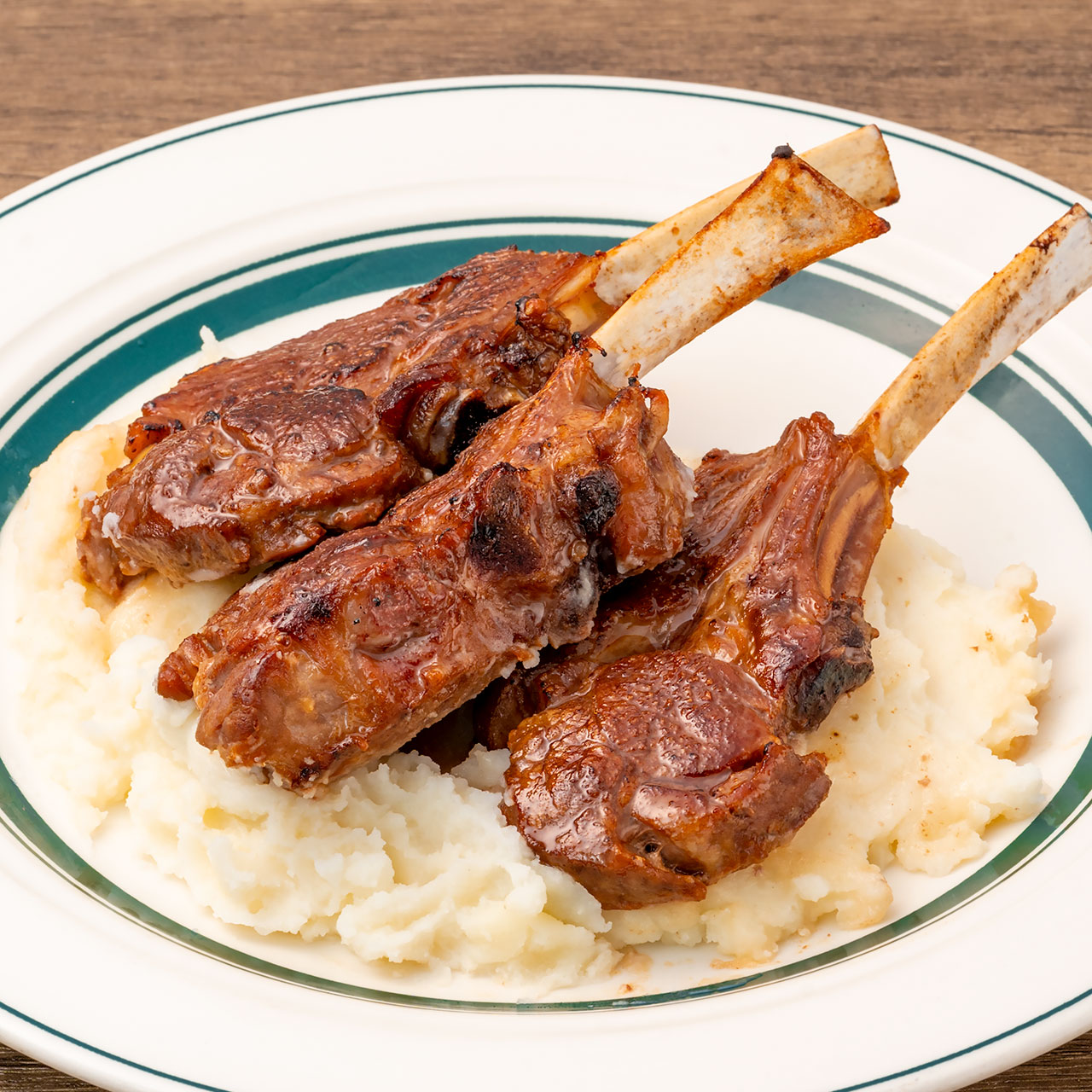 Lamb Chop With Apple Soy Sauce