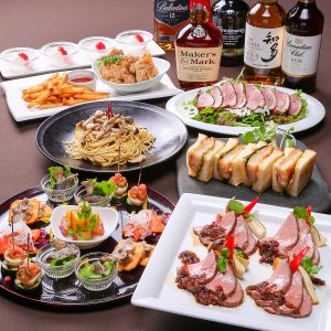 公式hp限定コース ローストビーフやフィレカツサンドが愉しめる料理 5大ウイスキーやビールが飲み放題 5500円 公式hp限定コース ローストビーフやフィレカツサンドが愉しめる料理 5大ウイスキーやビールが飲み放題 5500円